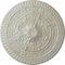 Ekena Millwork Naple Ceiling Medallion (Fits Canopies up to 3 3/8"), Hand-Painted Flash Blue, 37 1/2"OD x 3 3/8"P CM37NAFBS - alternate 1